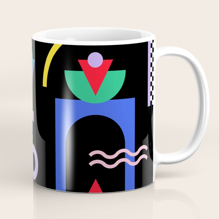 Memphis pattern 89 - 80s / 90s Retro Coffee Mug Gallery Image 1