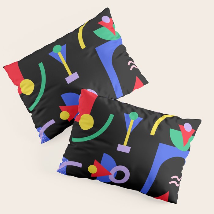 Memphis pattern 89 - 80s / 90s Retro Pillow Sham Gallery Image 3