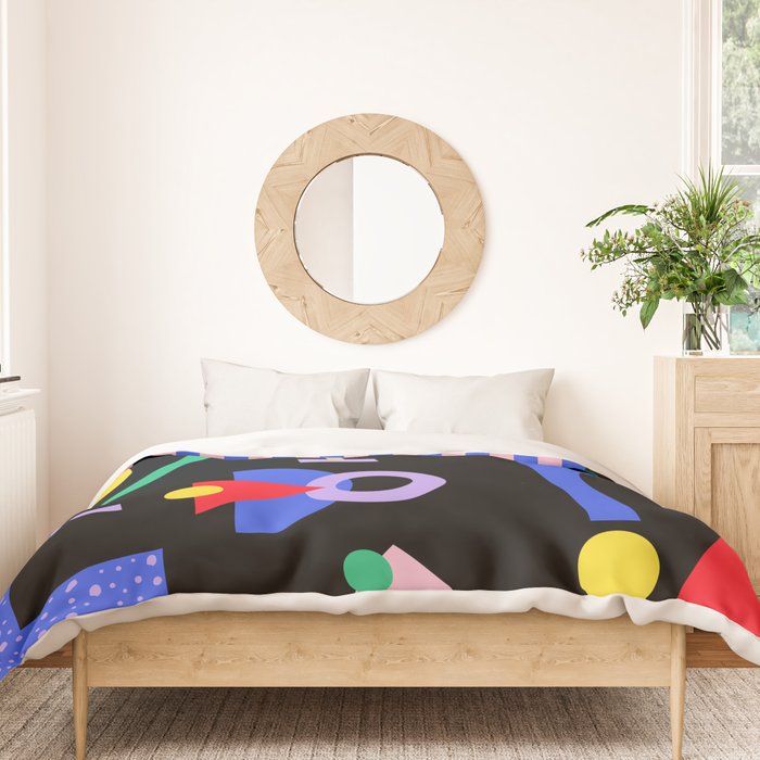 Memphis pattern 89 - 80s / 90s Retro Duvet Cover Gallery Image 3