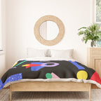 Memphis pattern 89 - 80s / 90s Retro Duvet Cover Gallery Image 3