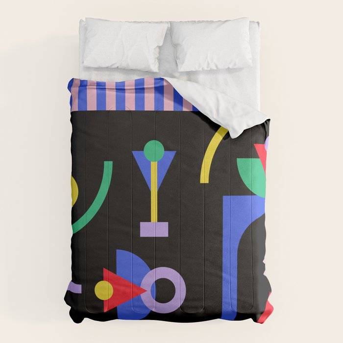 Memphis pattern 89 - 80s / 90s Retro Comforter Gallery Image 6