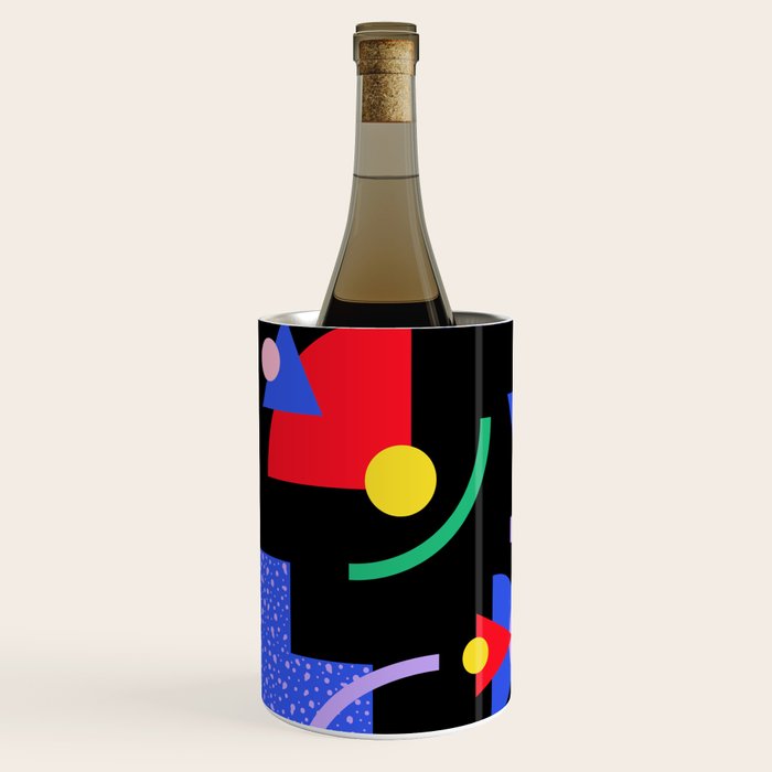Memphis pattern 89 - 80s / 90s Retro Wine Chiller Gallery Image 2