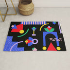 Memphis pattern 89 - 80s / 90s Retro Rug Gallery Image 1