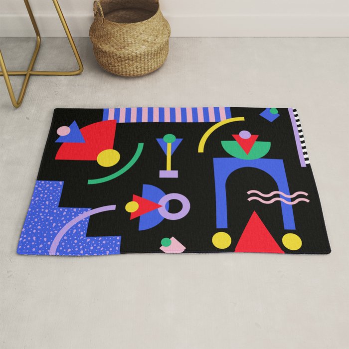 Memphis pattern 89 - 80s / 90s Retro Rug Gallery Image 1