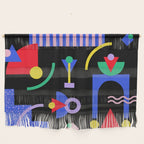 Memphis pattern 89 - 80s / 90s Retro Wall Hanging Gallery Image 1