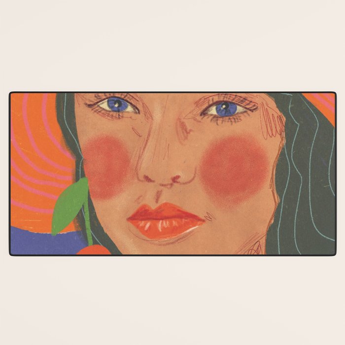 Summer beauty Desk Mat Gallery Image 3