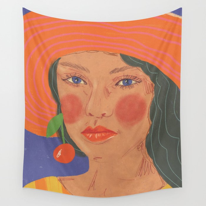 Summer beauty Wall Tapestry Gallery Image 1