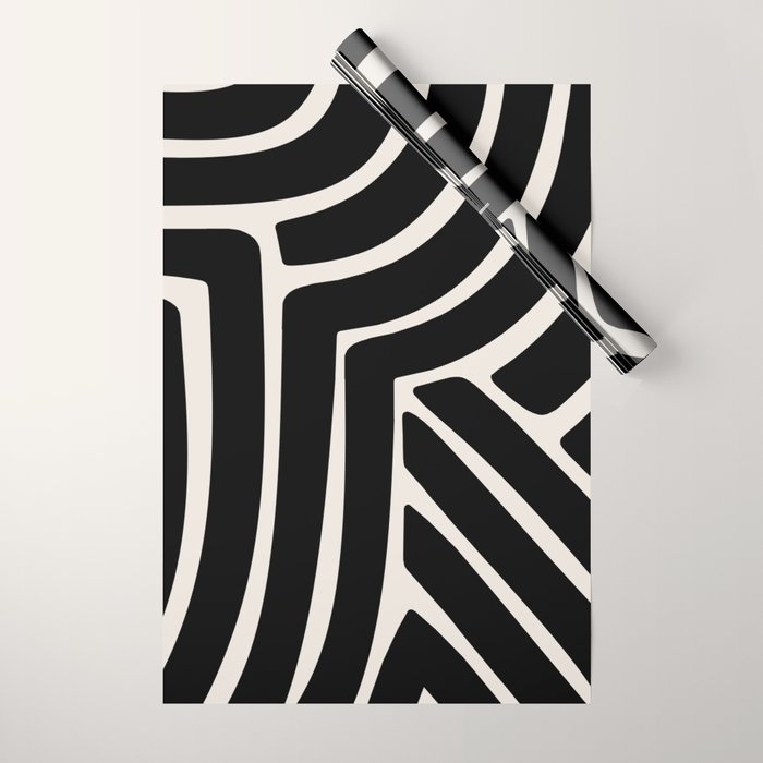 Abstract Stripes VII Wrapping Paper Gallery Image 1
