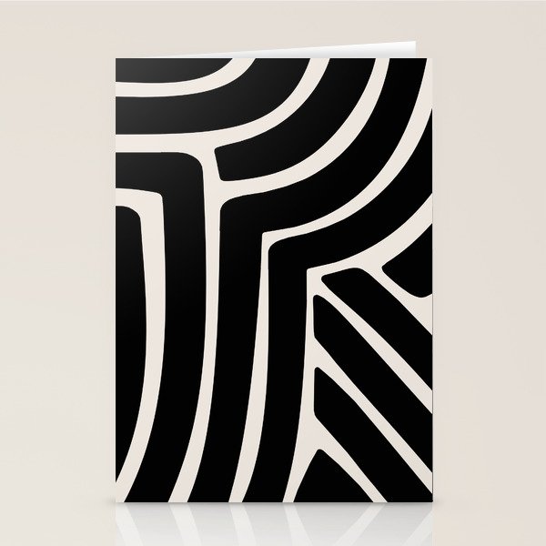Abstract Stripes VII Stationery Card Gallery Image 1