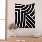 Abstract Stripes VII Wall Tapestry Gallery Image 2