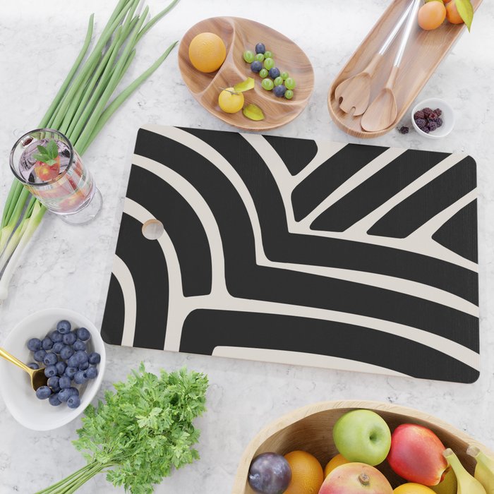 Abstract Stripes VII Cutting Board Gallery Image 2