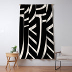Abstract Stripes VII Window Curtain Gallery Image 5