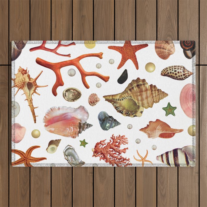 Shell collection Outdoor Rug Gallery Image 1