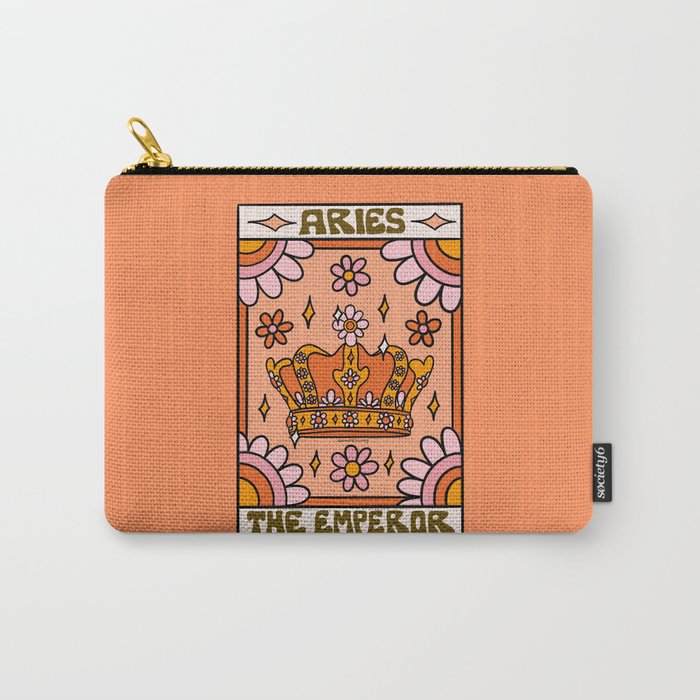 Aries Tarot Card Carry All Pouch Gallery Image 1