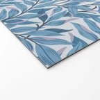 Romantic Botanica - Foliage in Light Blue Welcome Mat Gallery Image 2