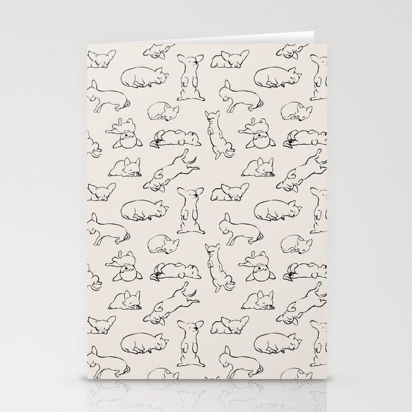 More Sleep Chihuahua Stationery Card Gallery Image 2