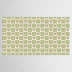 Green Bow Checkered Print Tablecloth Gallery Image 2