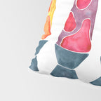 Retro Vibes - Warm Palette Pillow Sham Gallery Image 4
