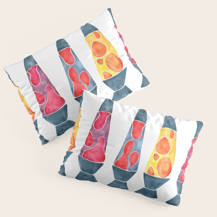 Retro Vibes - Warm Palette Pillow Sham Gallery Image 1