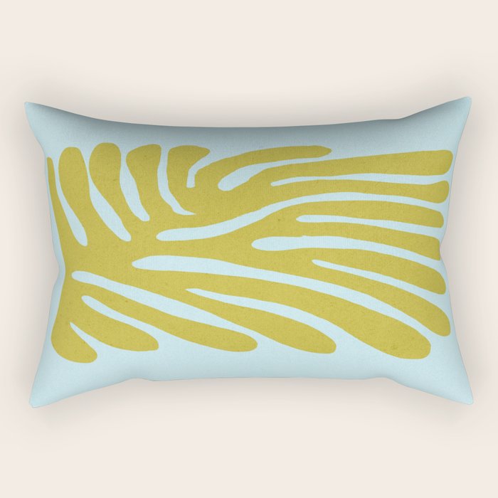 Earls Green & Onahau: Matisse Paper Cutouts 11 Rectangular Pillow Gallery Image 1
