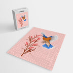 Graceful Bluebird in Flight Jigsaw Puzzle Gallery Image 2