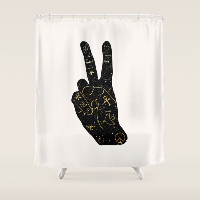 Peace Shower Curtain Gallery Image 1