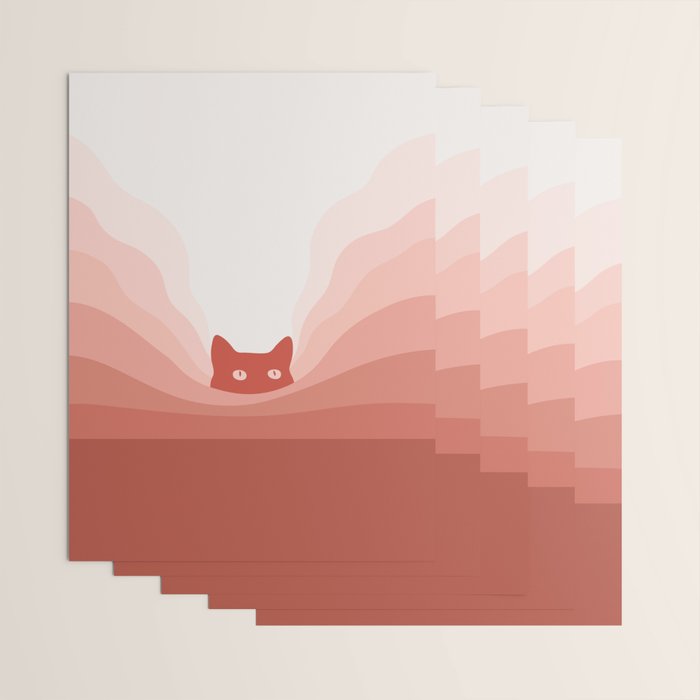 Cat Landscape 78 Wrapping Paper Gallery Image 3