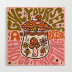 Give Yourself a Break Wood Wall Art Gallery Image 1