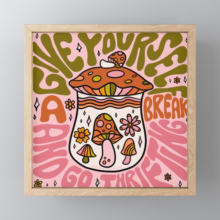 Give Yourself a Break Mini Art Print Gallery Image 1