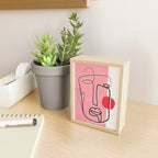 Abstract Face Line Art 02 Mini Art Print Gallery Image 2