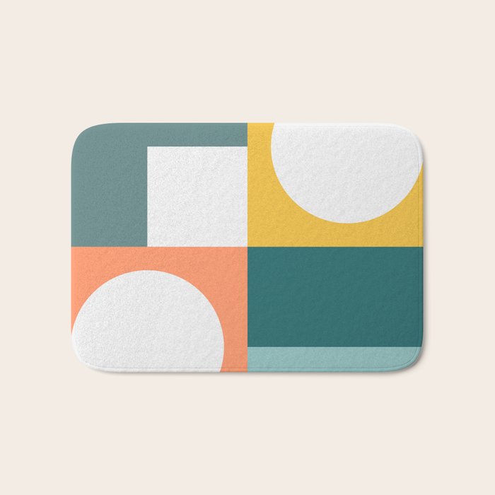 Modern Geometric 53 Bath Mat Gallery Image 1