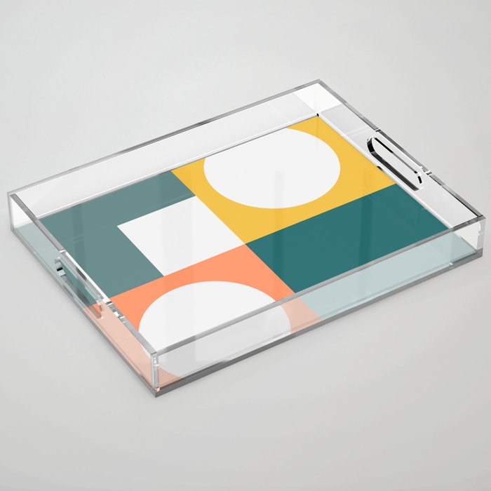 Modern Geometric 53 Acrylic Tray Gallery Image 1