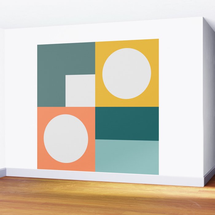 Modern Geometric 53 Wall Mural Gallery Image 2