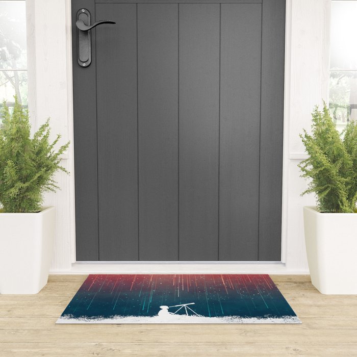 Meteor Rain (light version) Welcome Mat Gallery Image 3