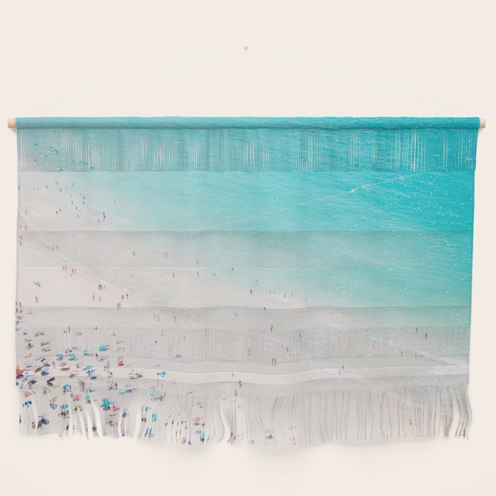 Beach Loving - Aerial Beach photography by Ingrid Beddoes Wall Hanging Gallery Image 1