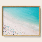Beach Loving - Aerial Beach photography by Ingrid Beddoes Serving Tray Gallery Image 1