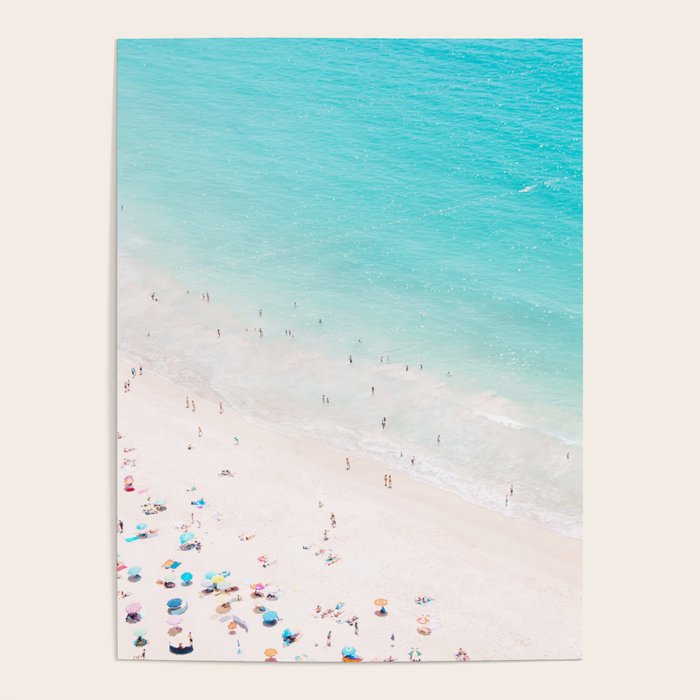 Beach Loving - Aerial Beach photography by Ingrid Beddoes Poster Gallery Image 4
