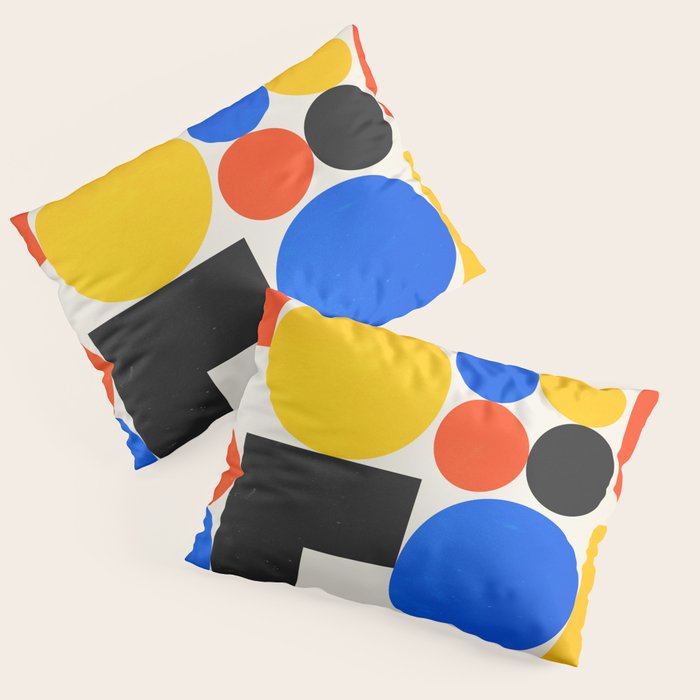 Balance 03: Bauhaus Mid-Century Edition Pillow Sham Gallery Image 3