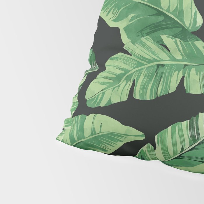 Tropical banana leaves II Pillow Sham Gallery Image 4