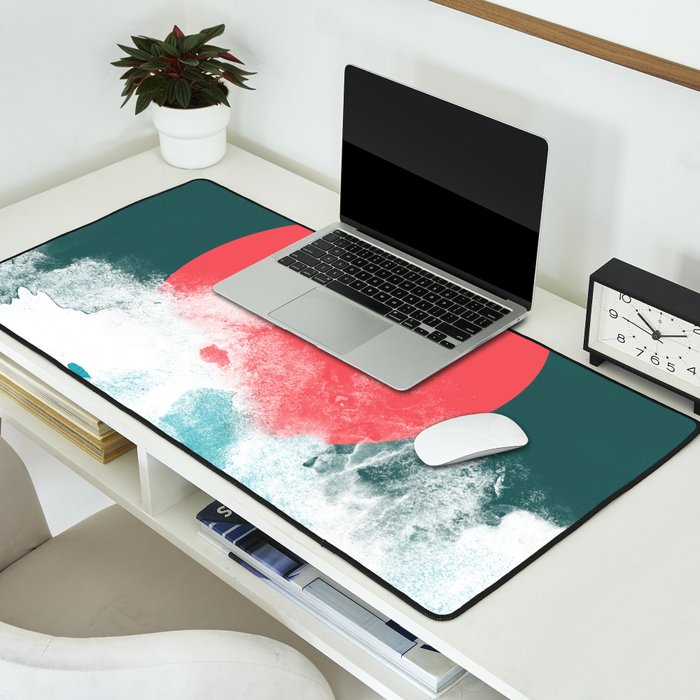Where sea and sky collide Desk Mat Gallery Image 2