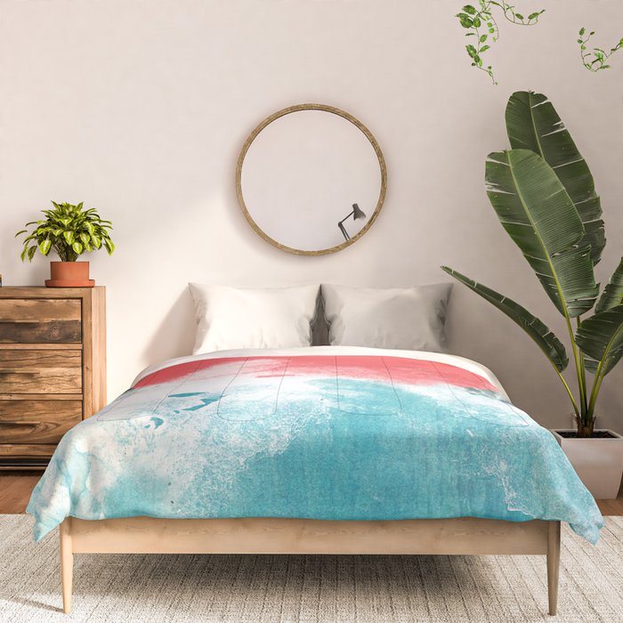 Where sea and sky collide Comforter Gallery Image 3