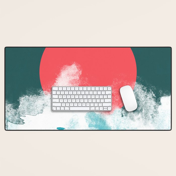 Where sea and sky collide Desk Mat Gallery Image 1