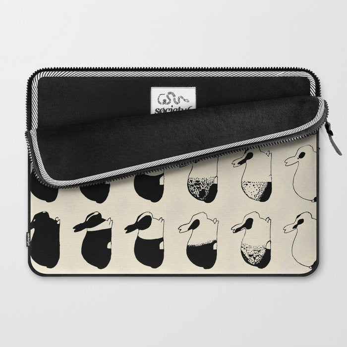 Studies of heredity in rabbits- William E.Castle - 1919 Cute Bunny Pattern Laptop Sleeve Gallery Image 2