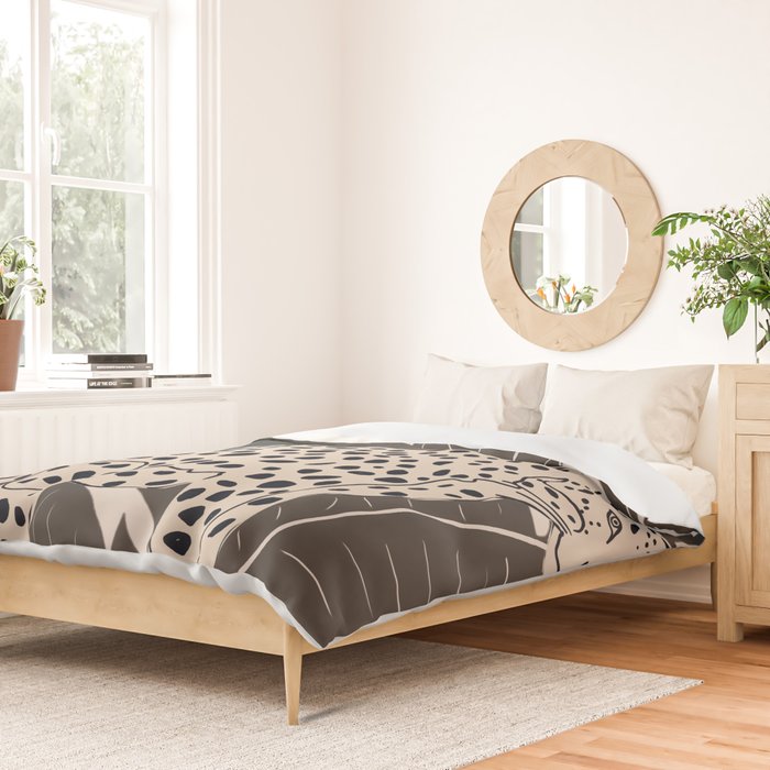 Minimal Jungle Abstract Art 2 Duvet Cover Gallery Image 2