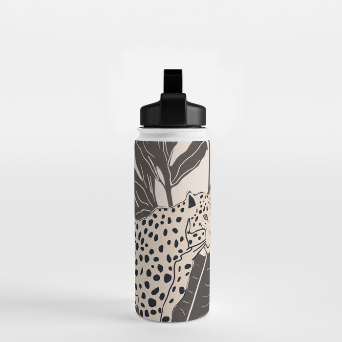 Minimal Jungle Abstract Art 2 Water Bottle Gallery Image 2