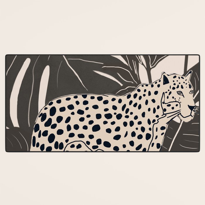 Minimal Jungle Abstract Art 2 Desk Mat Gallery Image 3