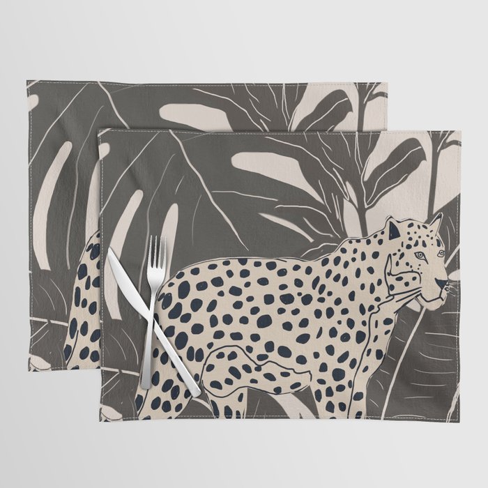 Minimal Jungle Abstract Art 2 Placemat Gallery Image 1