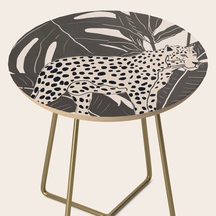 Minimal Jungle Abstract Art 2 Side Table Gallery Image 2