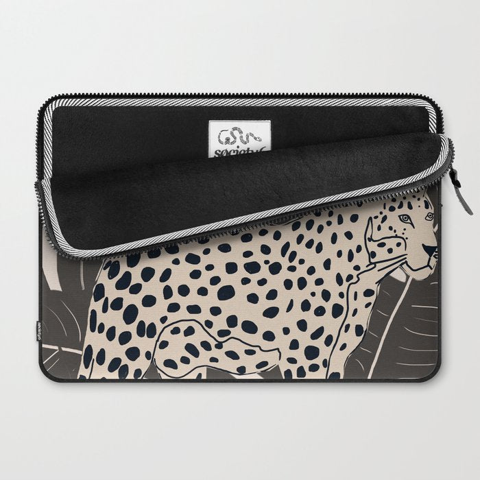 Minimal Jungle Abstract Art 2 Laptop Sleeve Gallery Image 2