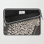 Minimal Jungle Abstract Art 2 Laptop Sleeve Gallery Image 2